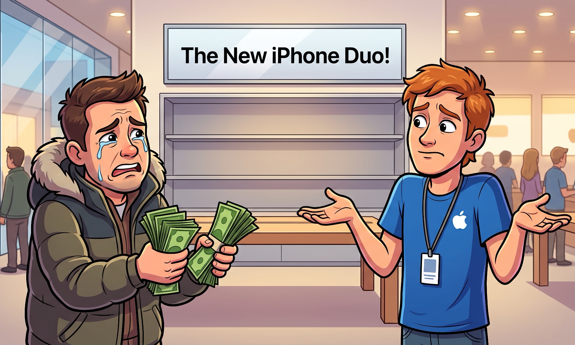 iPhone Duo in store disappointment