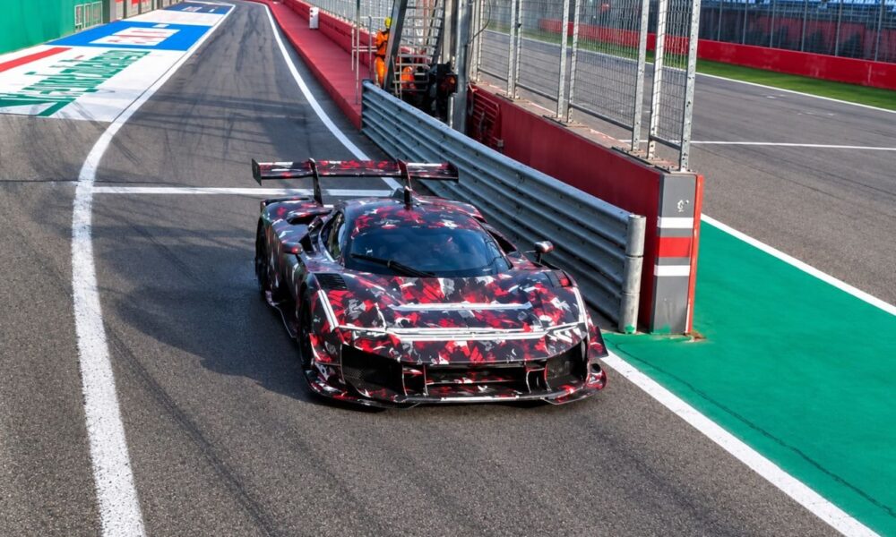 Ferrari F80 XX spied up close while testing at Imola racetrack