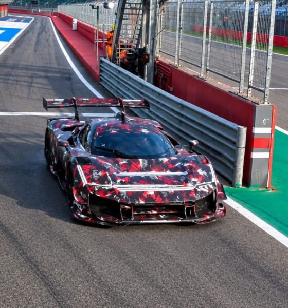 Ferrari F80 XX spied up close while testing at Imola racetrack