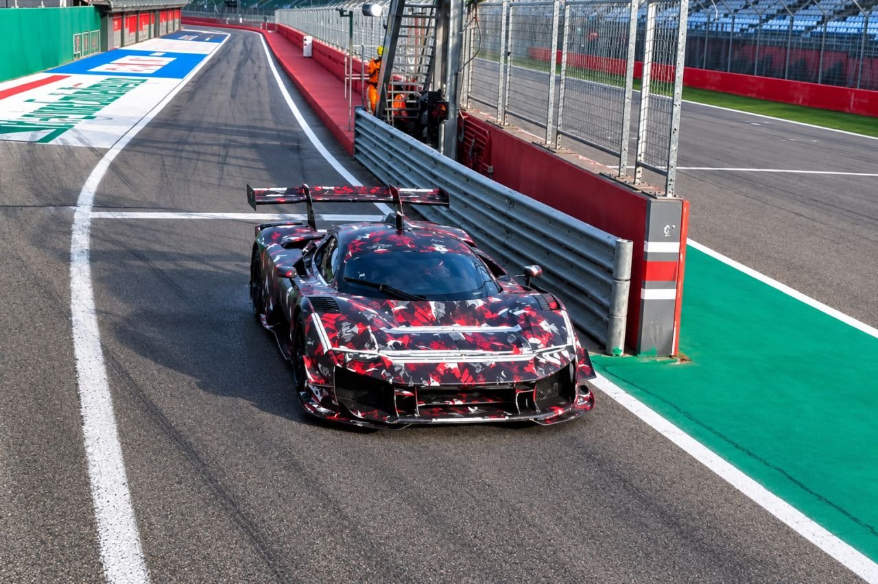 Ferrari F80 XX spied up close while testing at Imola racetrack