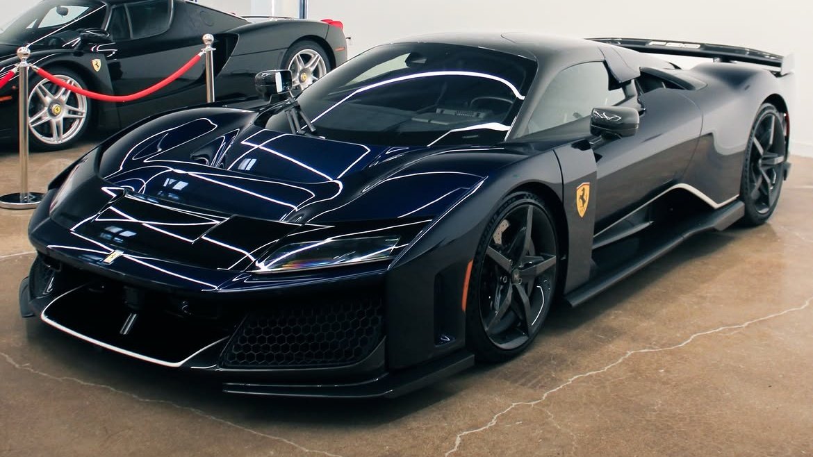 First Ferrari F80 arrives in Dallas, Texas with a wild exterior finish