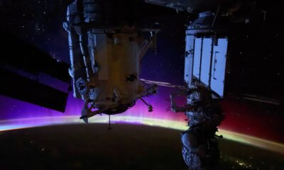 ISS Anil Menon Northern Lights shot on iPhone