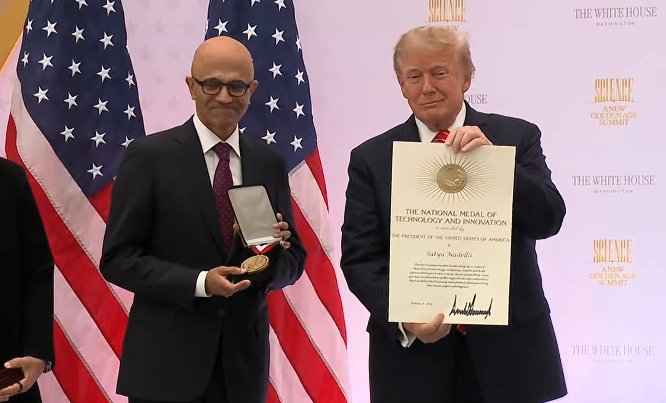 Microsoft responds to White House immigration crackdown as Trump honors Nadella – GeekWire