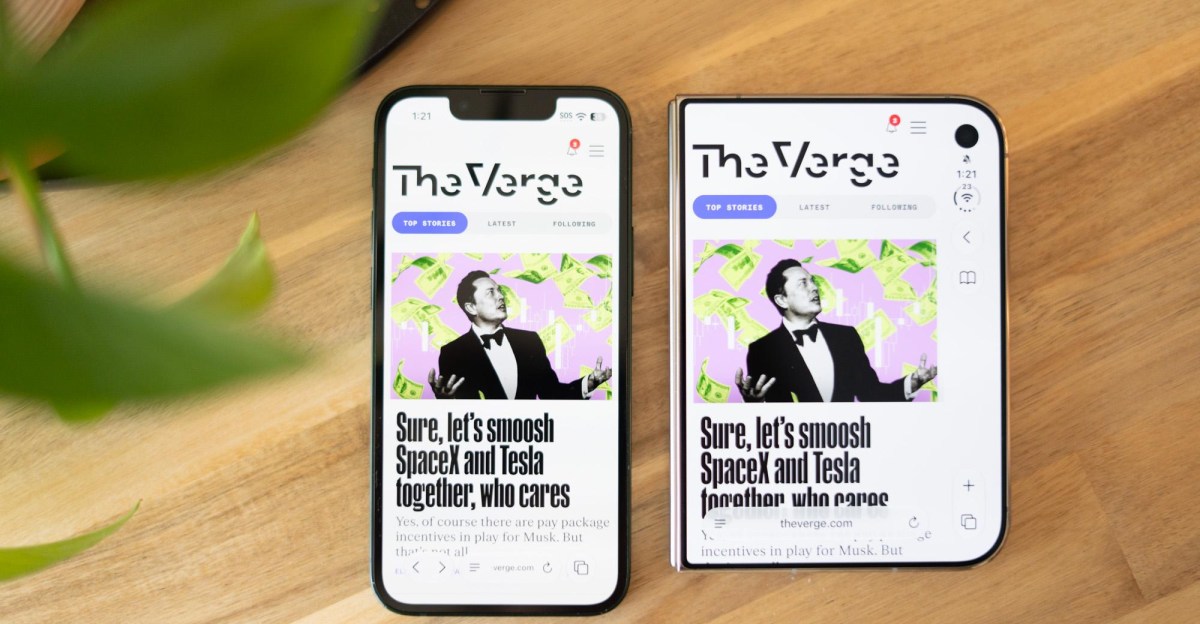No, the iPhone Duo isn’t a small phone