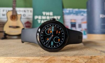 Pixel Watch 2 smartwatch on a shelf