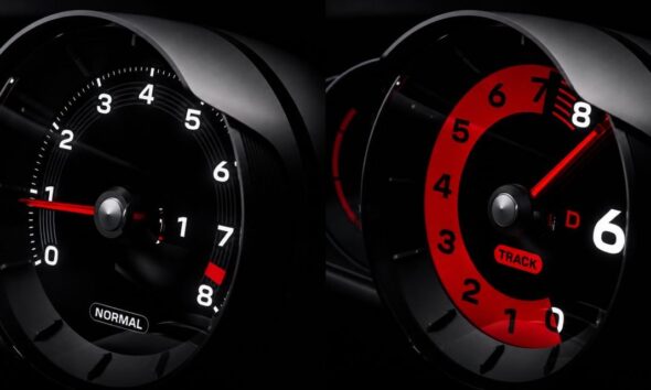 Porsche Mission S teaser shows Carrera GT-inspired gauge cluster