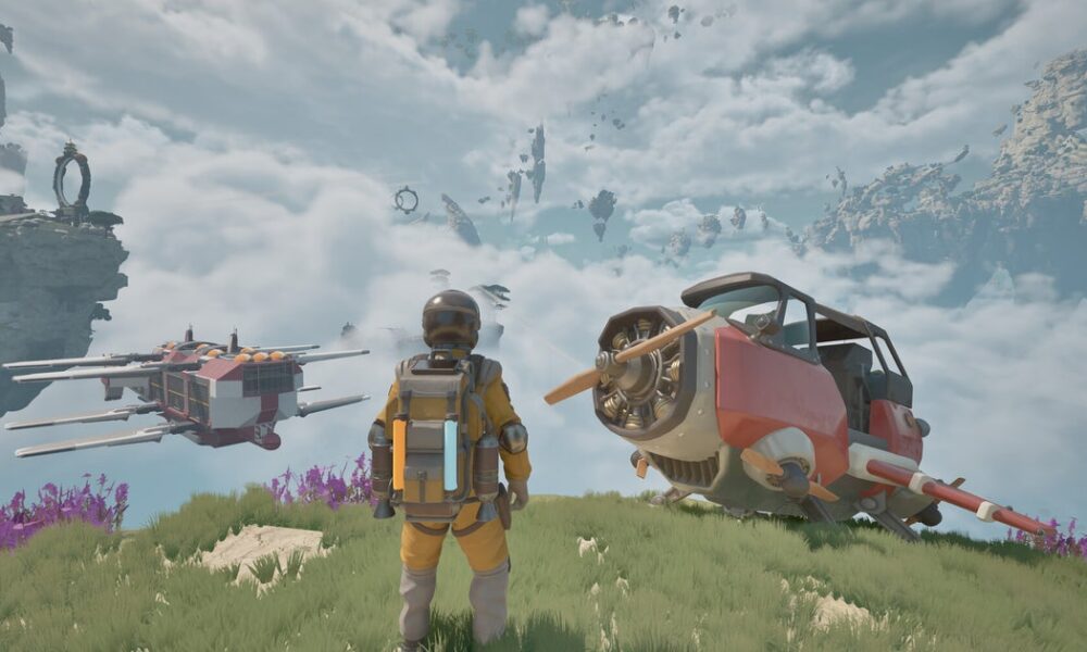 Airborne open world Atmosfar gets an early access release date and a trailer full of flying islands, cloud cruisers and sky taxis