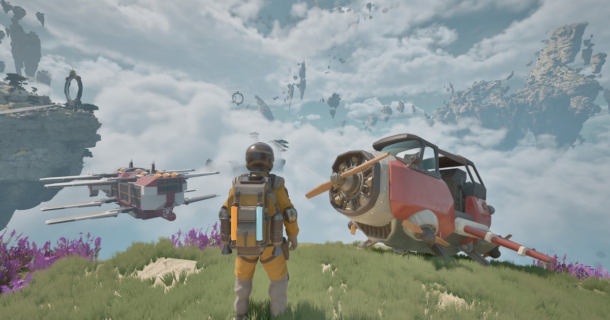 Airborne open world Atmosfar gets an early access release date and a trailer full of flying islands, cloud cruisers and sky taxis