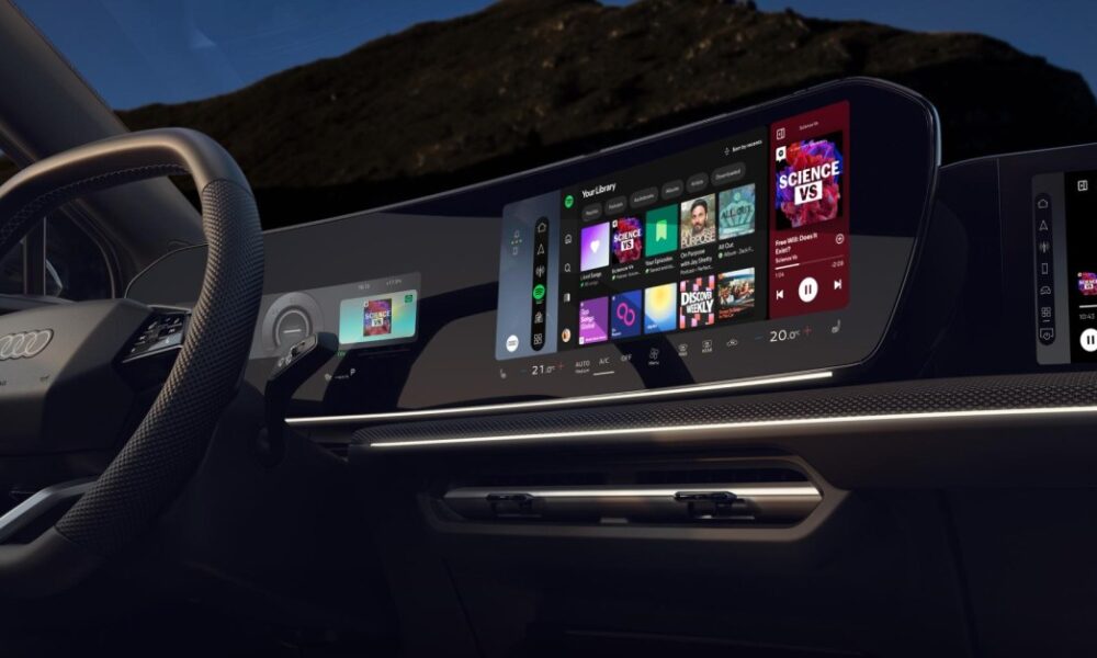 Spotify is busting free of CarPlay with the launch of its first native car app