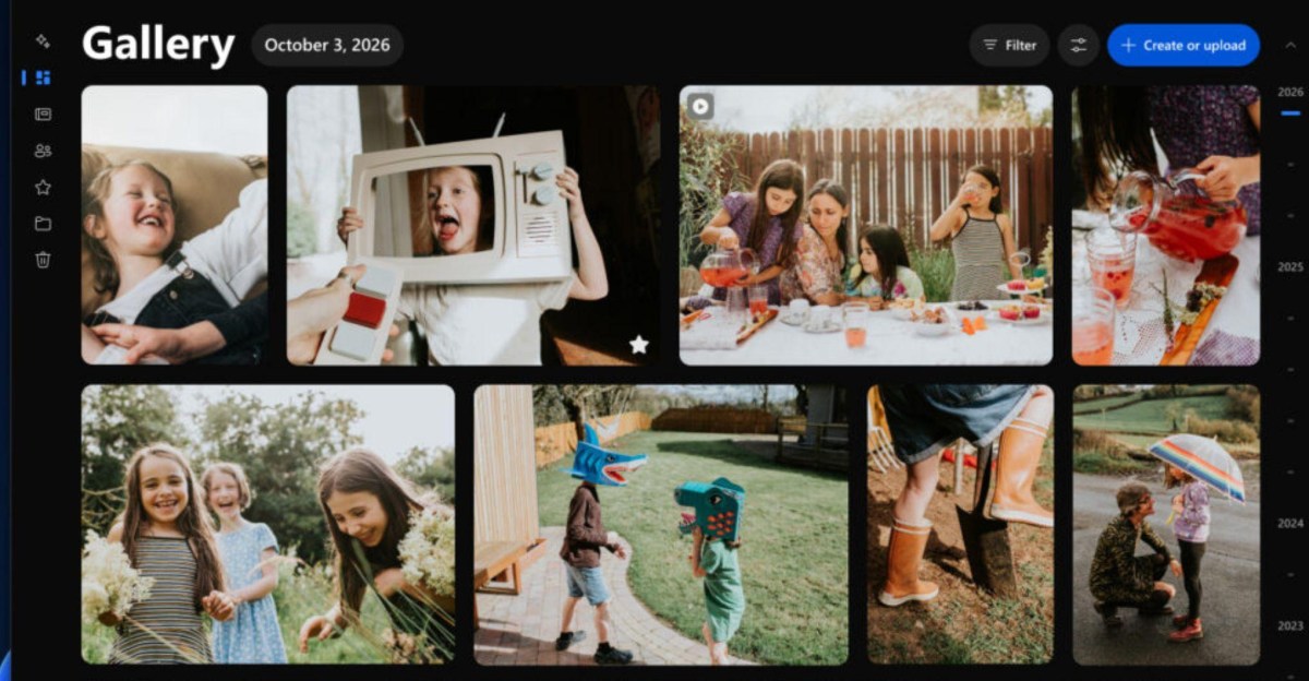 Microsoft’s new Photos app includes your OneDrive, and iCloud galleries