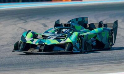 Aston Martin’s wild single-seater track car spotted showing off its crazy aero