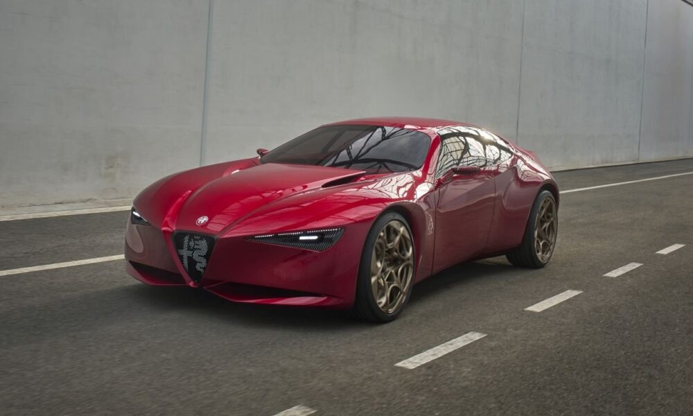 Alfa Romeo previews its future design with Cuorerosso concept 4-door GT