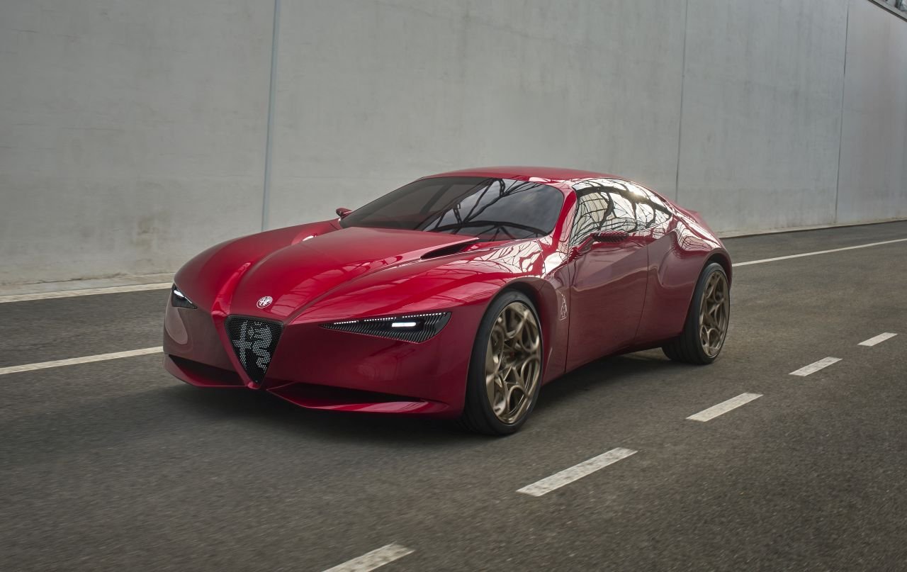 Alfa Romeo previews its future design with Cuorerosso concept 4-door GT
