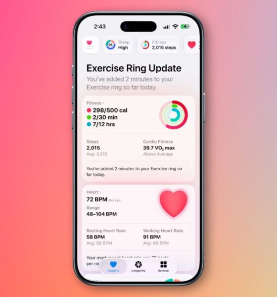 iOS 27.2 beta 4 no longer includes Apple's overhauled Health app